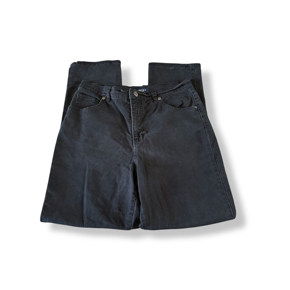 [Sonoma] Black Straight Leg Jeans 10 Short